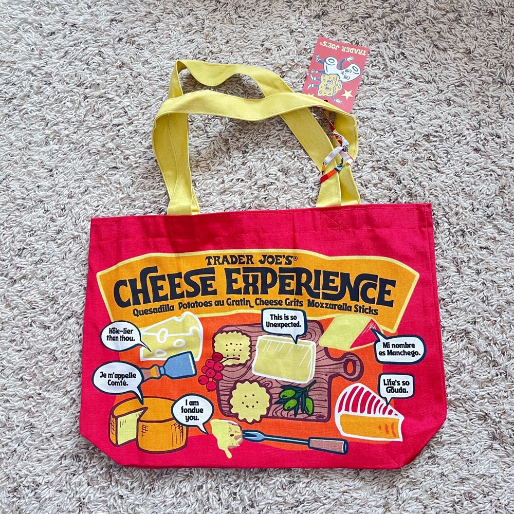 Trader Joes’s Cheese Tote Bag🎀